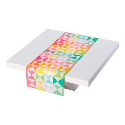 Chemin de table Origami Coton,  Chemin de table Origami Coton