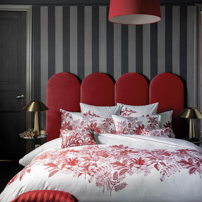 Housse de couette Feuilles en scène  Coton,  Housse de couette Feuilles en scène  Coton