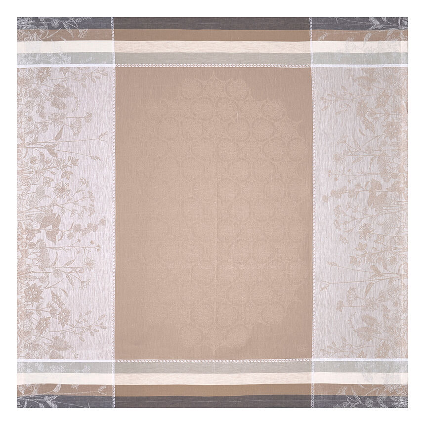 Nappe Instant Bucolique Chaton 175x175 100% lin, , hi-res image number 1