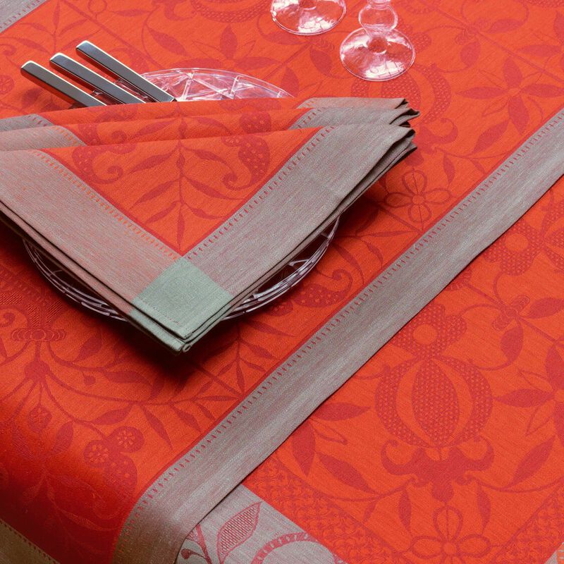 Serviette de table Venezia Cornaline 58x58 100% lin, , hi-res