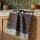 Torchon Sulawesi Terre Indigo 60x80 100% coton, longues fibres, , hi-res image number 0