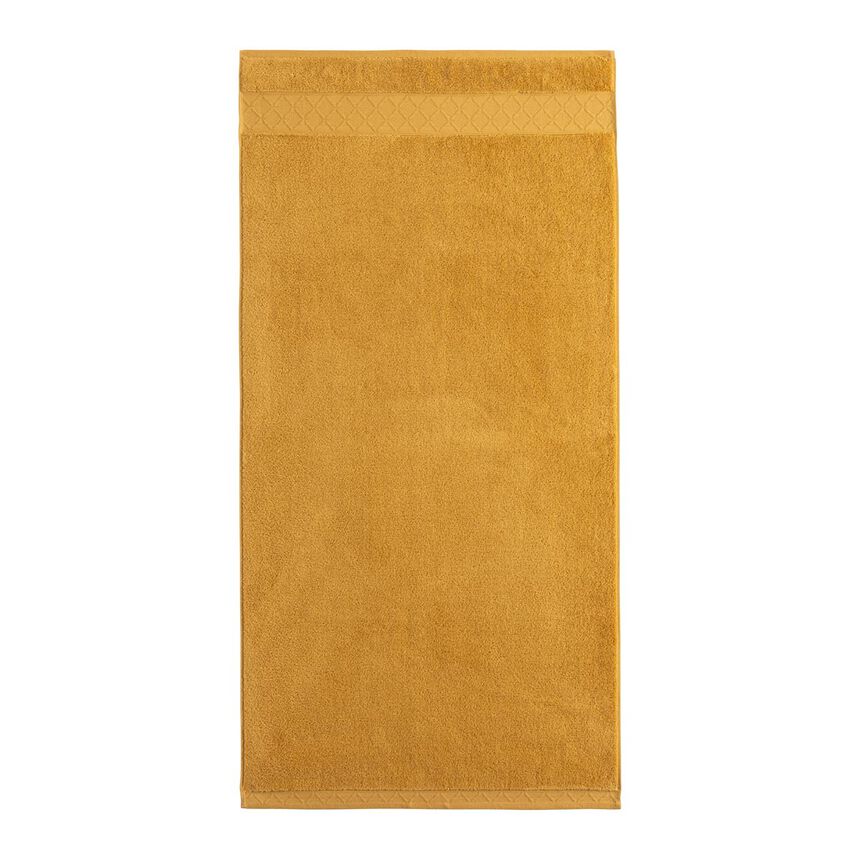 Serviette invit&eacute; Caresse Miel 30x50 100% coton, , hi-res image number 1