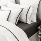 Drap housse Palacio Fusain 90X200X35 100% coton, , hi-res image number 1
