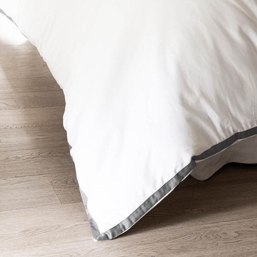 Housse de couette  Apparat Fusain 135X200 100% coton, , hi-res image number 2