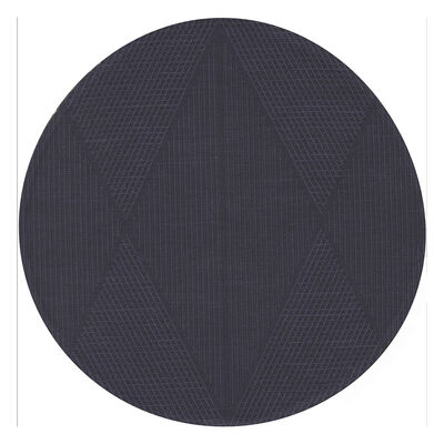 Set de table Club Losanges Prusse &Oslash;38 89% coton / 11% lin