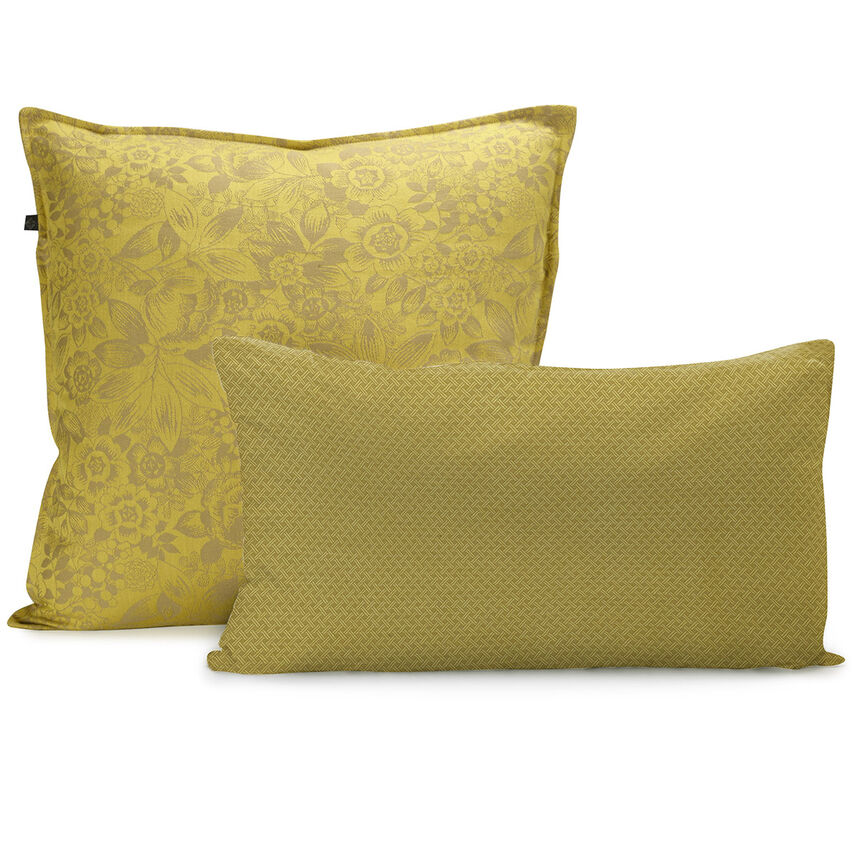 Housse de coussin Osmose Tressage Pollen 30x50 100% coton, , hi-res image number 1