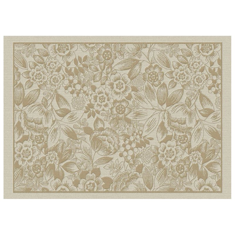 Set de table enduit Osmose Florale Liege 50x36 100% coton, , hi-res image number 1
