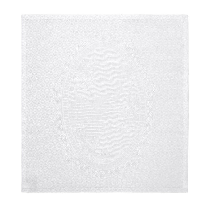 Serviette de table Évasion Céleste Blanc Pur 58x58 100% lin, , hi-res