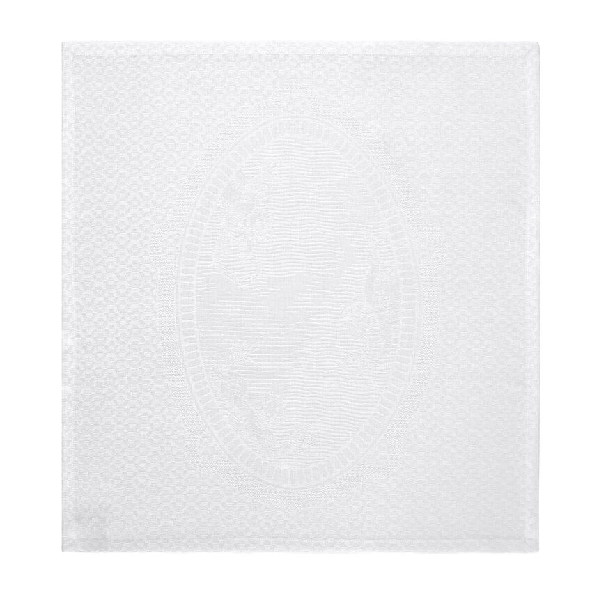 Serviette de table &Eacute;vasion C&eacute;leste Blanc Pur 58x58 100% lin, , hi-res image number 0