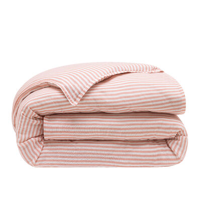 Housse de couette  Nuances Blush 240X220 50% coton - 50% lin