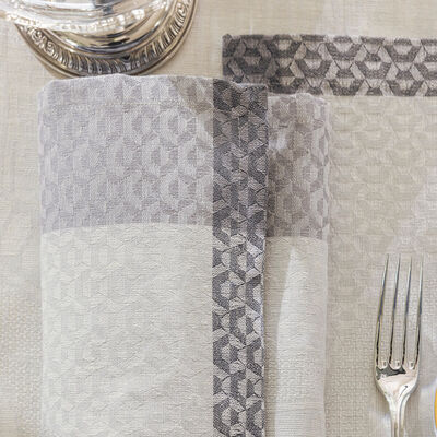 Serviette de table &Eacute;vasion C&eacute;leste Lin