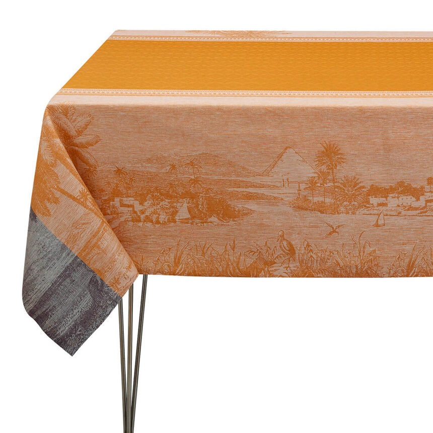Nappe Croisi&egrave;re sur le Nil Desert 175x175 100% lin, , hi-res image number 1