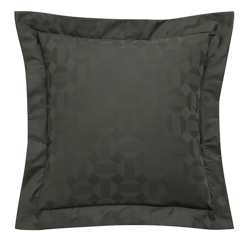 Taie d'oreiller Palacio Fusain 50X75 100% coton, , hi-res image number 0