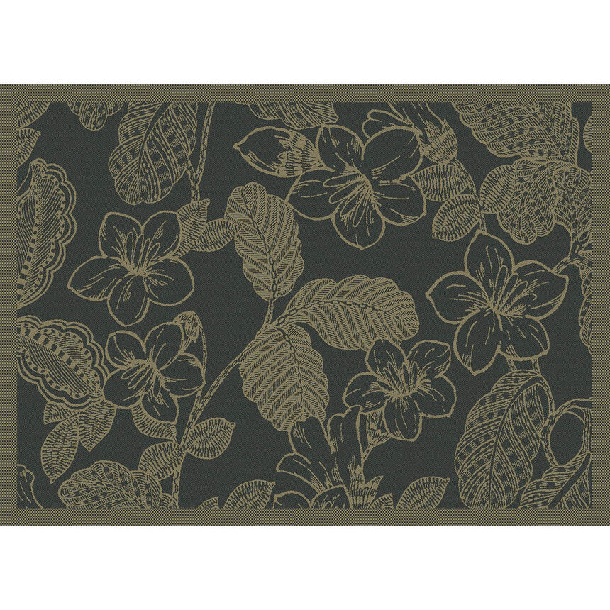 Set de table enduit Sulawesi Fleurs Canop&eacute;e 50x36 100% coton, longues fibres, , hi-res image number 2