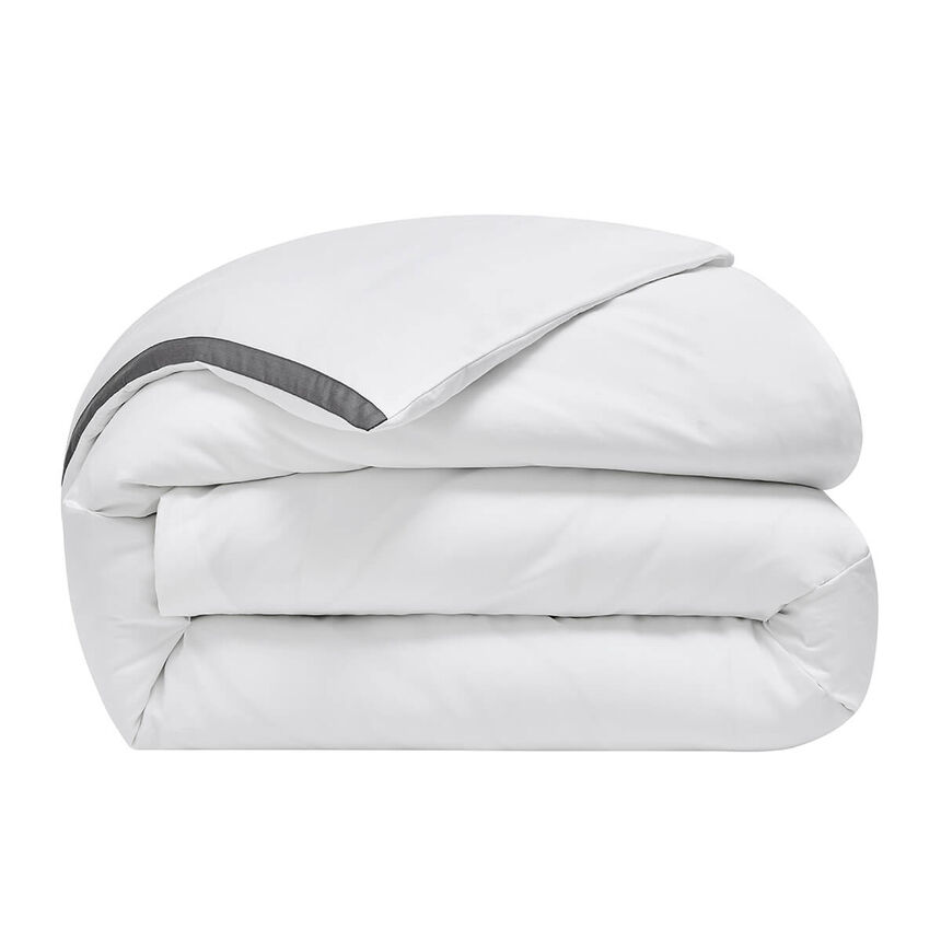 Housse de couette  Apparat Fusain 135X200 100% coton, , hi-res image number 1