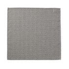 Serviette de table Empreintes Tissage Charbon 50x50 100% coton, , hi-res image number 1