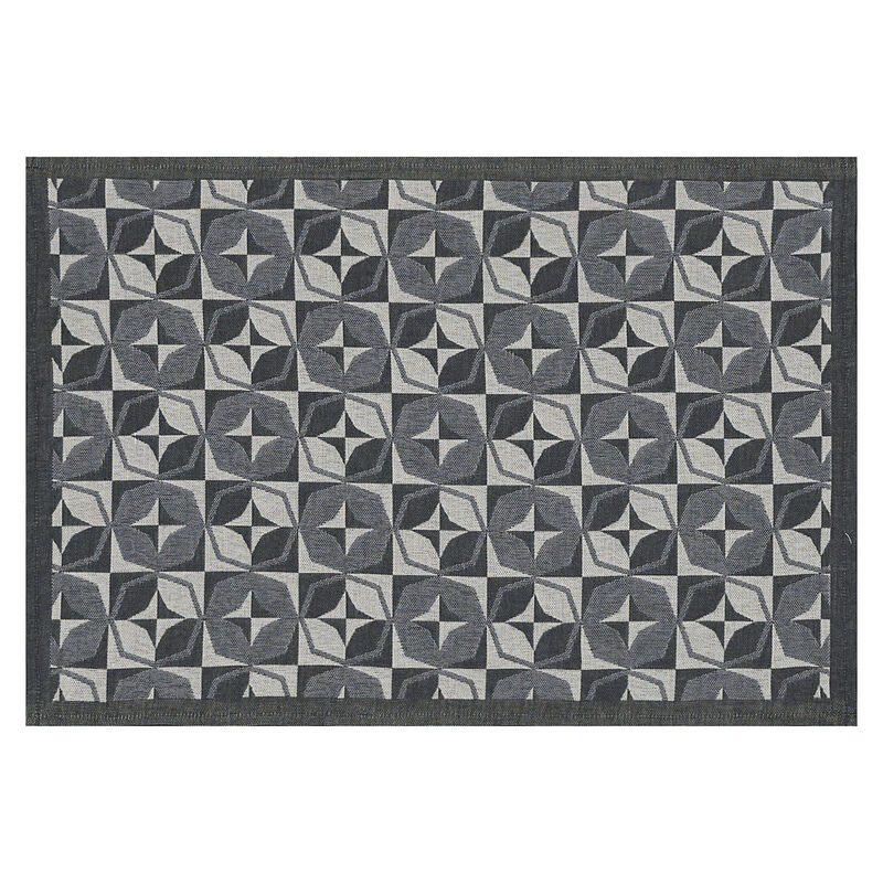 Set de table enduit Bistro jules Charbon 50x36 100% coton, , hi-res image number 0