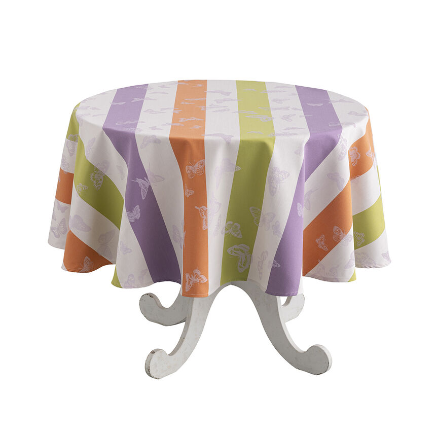 Nappe Bal des papillons Lilas &Oslash;175 100% coton, , hi-res image number 2