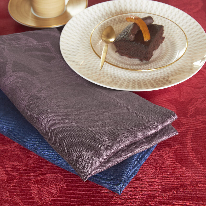 Serviette de table Tivoli Velours 50x50 100% lin, , hi-res image number 0