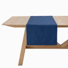 Chemin de table Vegetal mood Myrtille 50x150 100% coton, , hi-res image number 2