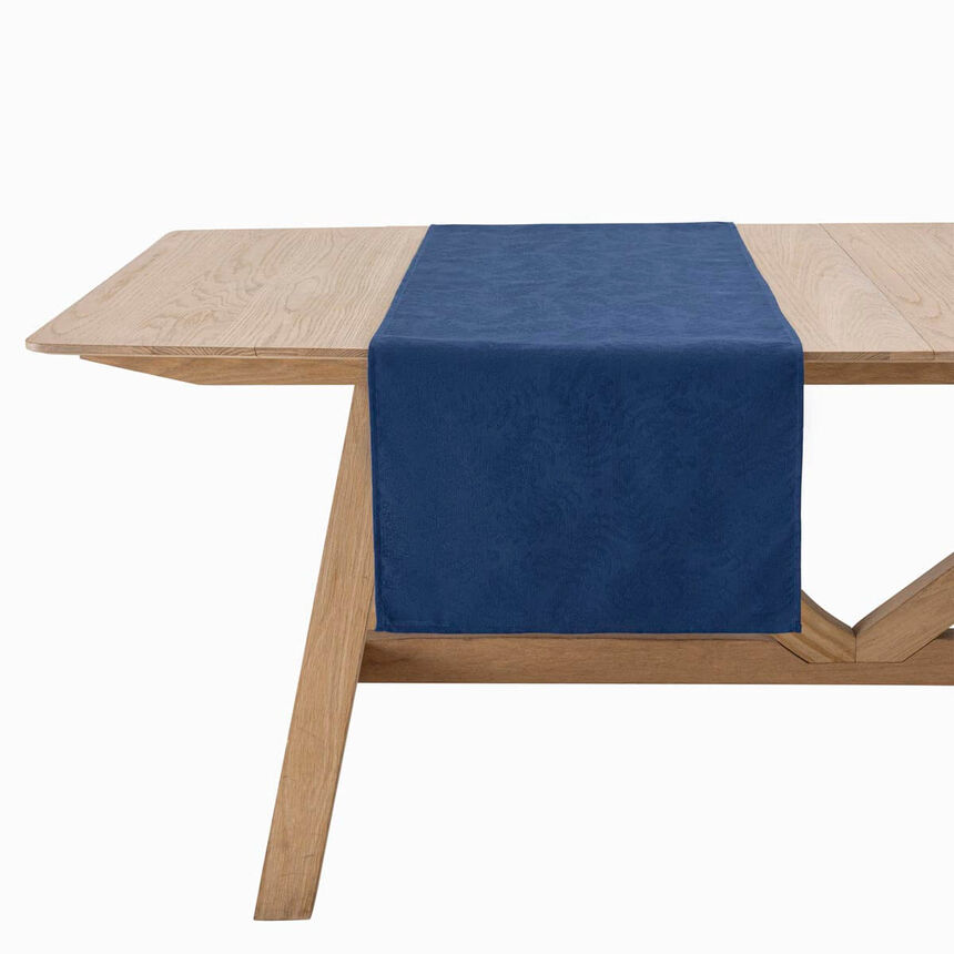 Chemin de table Vegetal mood Myrtille 50x150 100% coton, , hi-res image number 2