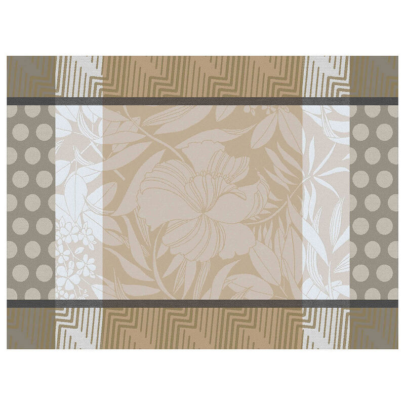 Set de table enduit  Chene 50x36 100% coton, , hi-res
