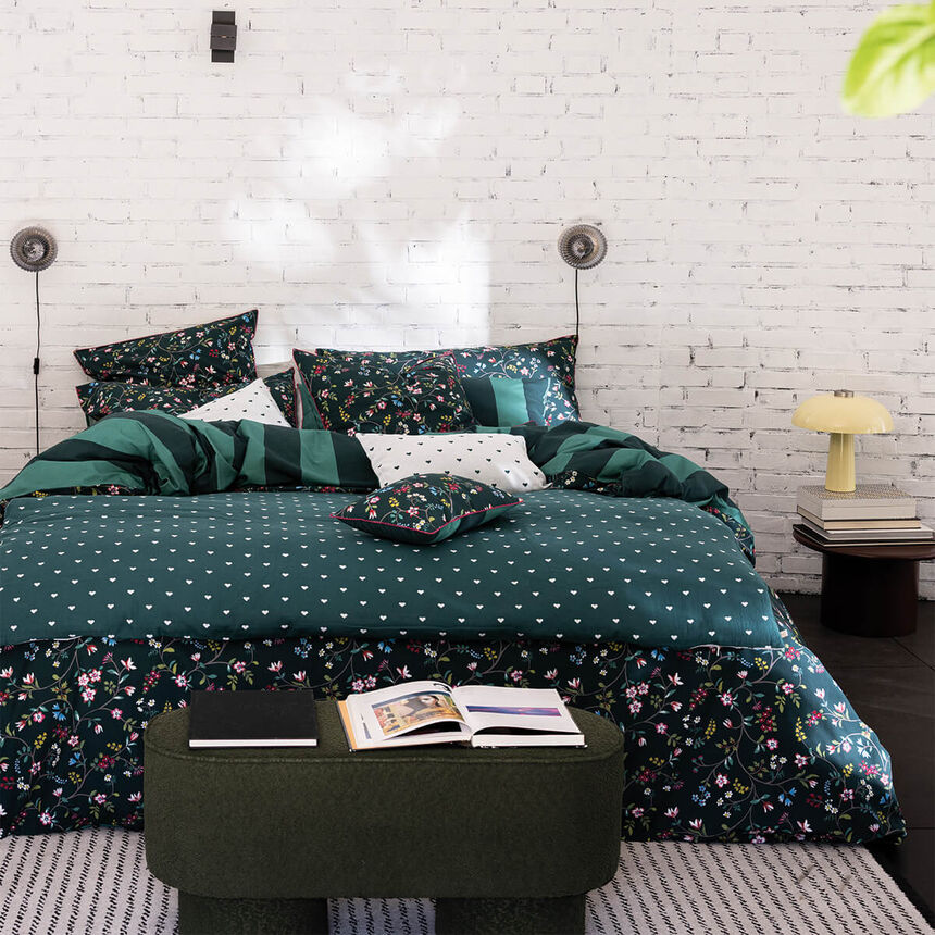 Housse de courtepointe Vagabonde For&ecirc;t 90X180 100% coton, , hi-res image number 2