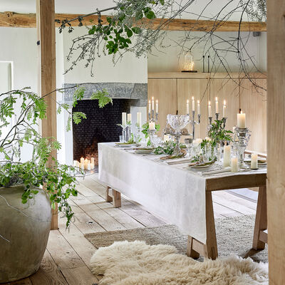 Nappe Lumi&egrave;res d'&eacute;toiles Diamant Coton, Lurex&reg;