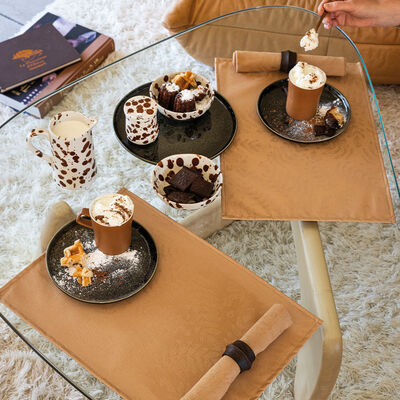 Set de table enduit Vegetal mood Coton,  Set de table enduit Vegetal mood Coton
