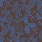 Serviette de table Sulawesi Fleurs Terre Indigo 50x50 100% coton, longues fibres, , hi-res image number 2