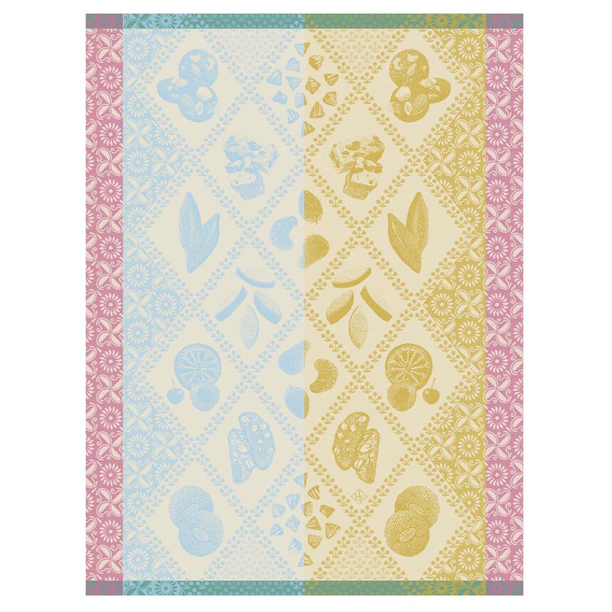 Torchon &Eacute;clats Du Midi Douceur Berlingot 60x80 100% coton, longues fibres, , hi-res image number 0