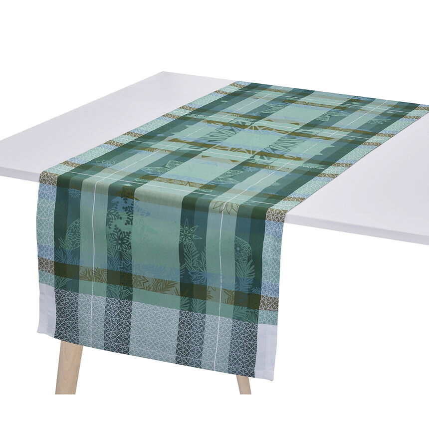 Chemin de table Hiver en Ecosse Land 50x150 100% coton, , hi-res image number 0