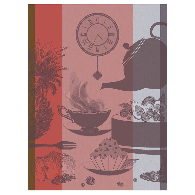 Torchon Instants gourmands Thé Taupe 60x80 100% coton, , hi-res image number 0