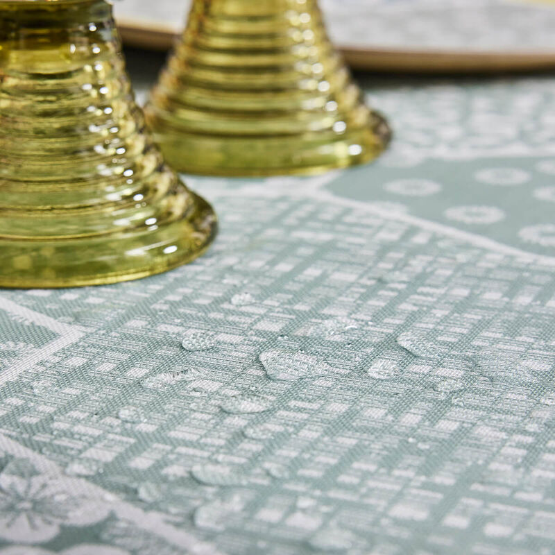 Nappe enduite Wagara enduit Céladon 150x150 100% coton, , hi-res image number 5