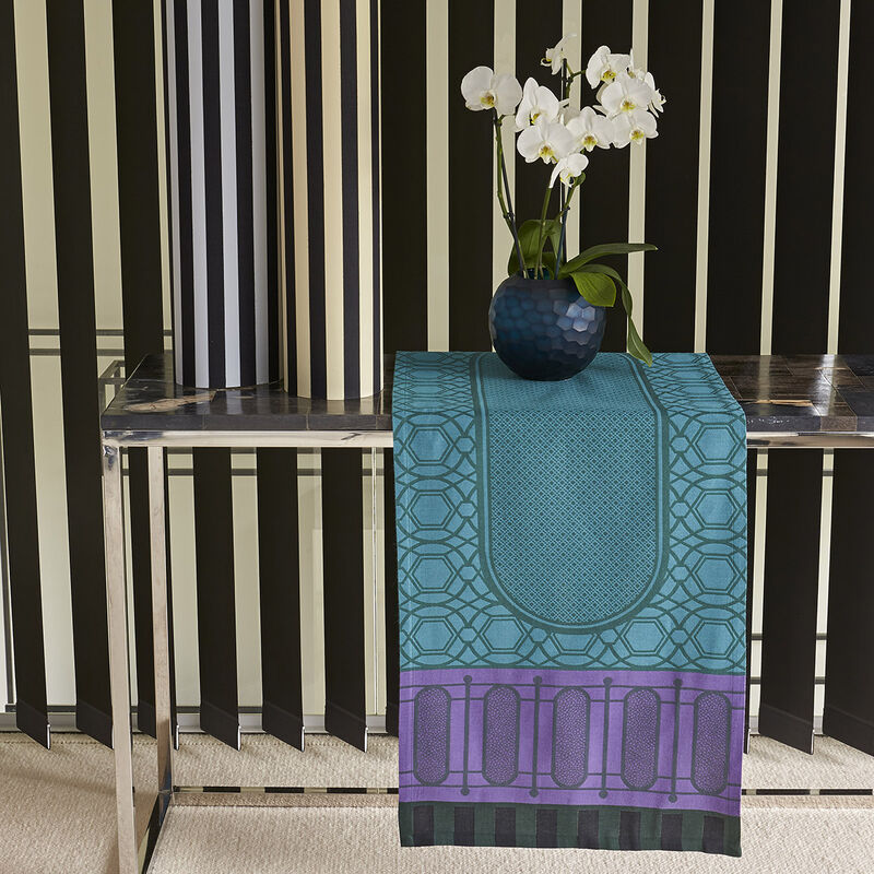 Chemin de table Palais Royal Buis 50x150 100% coton, , hi-res image number 0