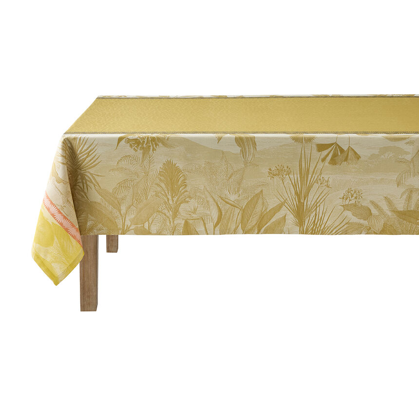 Nappe enduite Sinhar&acirc;ja Enduit Fauve 175x175 100% coton, , hi-res image number 1