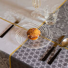 Nappe Voyage Iconique Zinc 173x173 100% coton, , hi-res image number 2