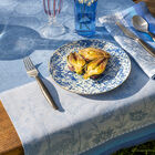 Chemin de table Instant Bucolique Bleuet 50x150 100% lin, , hi-res image number 1