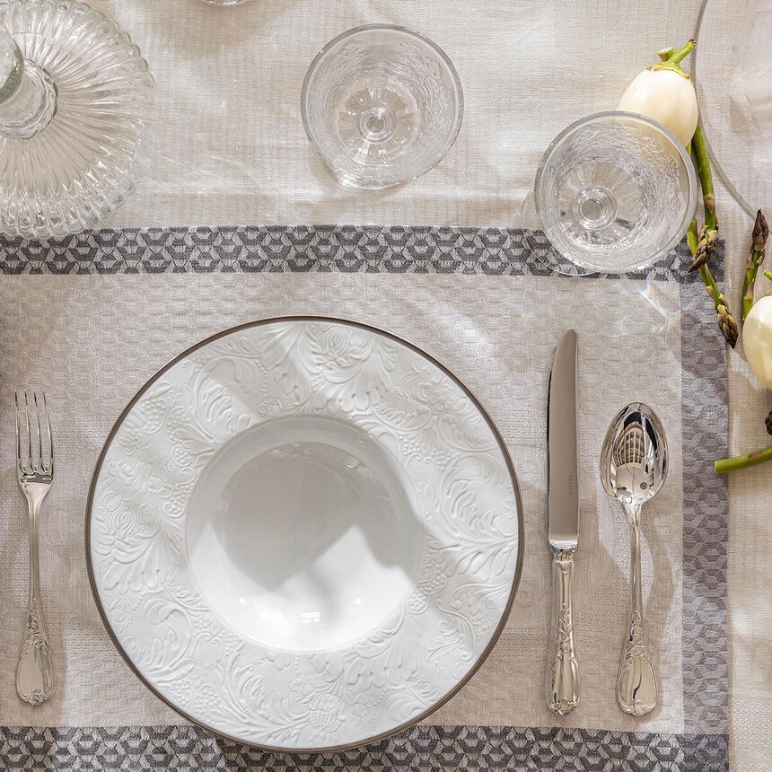 Set de table &Eacute;vasion C&eacute;leste Carrare 50x36 100% lin, , hi-res image number 3