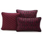 Housse de coussin Prisme Prune 40x40 93% Coton/ 7% Polyester, , hi-res image number 1