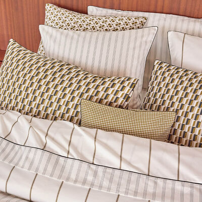 Taie d'oreiller Savile row Cube Coton