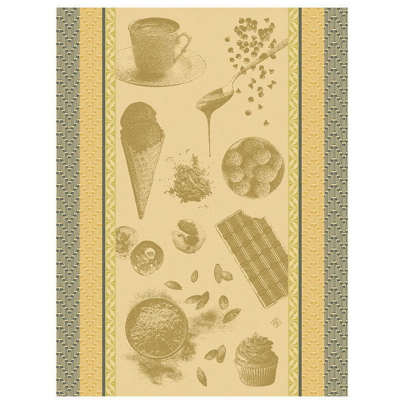 Torchon Chocolats - Recettes Dulcey 60x80 100% coton, , hi-res image number 0