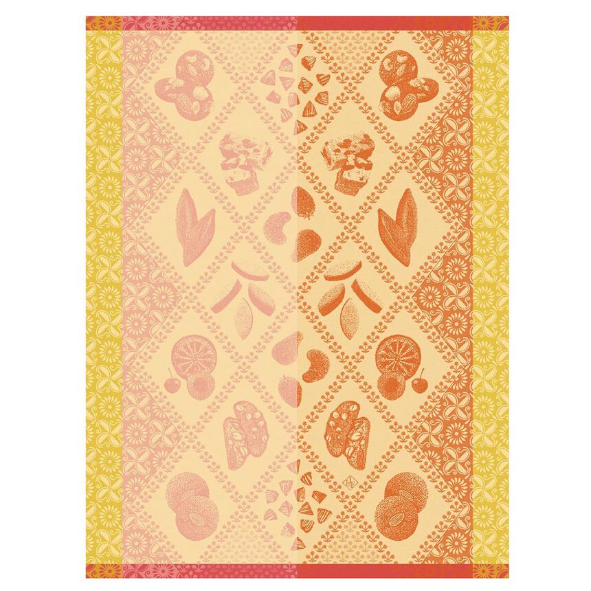 Torchon &Eacute;clats Du Midi Douceur Melon 60x80 100% coton, longues fibres, , hi-res image number 0