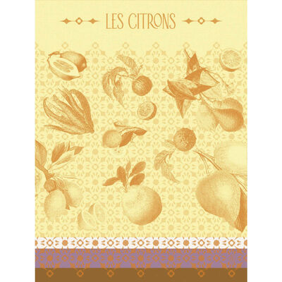 Torchon La beaut&eacute; du zeste Coton
