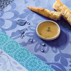 Nappe enduite Provence Bleu lavande 150x150 100% coton, , hi-res image number 1