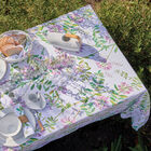 Nappe Pois de senteur Floral 150x150 50% coton - 50% lin, , hi-res image number 1