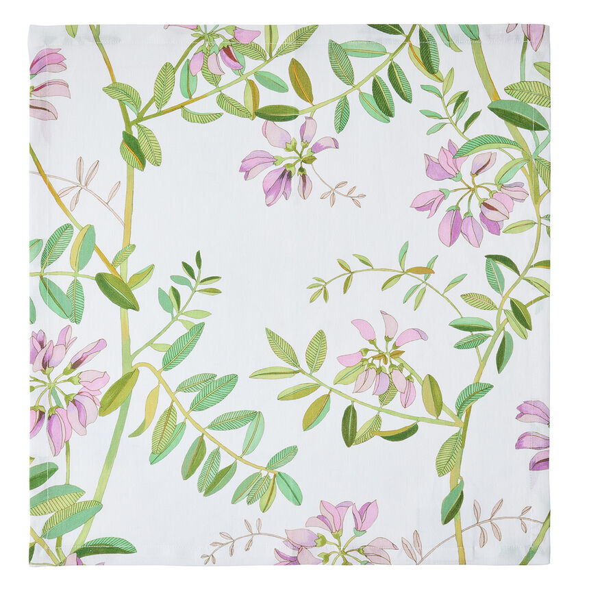 Serviette de table Pois de senteur Floral 45x45 50% coton - 50% lin, , hi-res image number 2