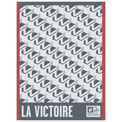 Torchon Arc Victoire Bleu 60x80 100% coton,  Torchon Arc Victoire Bleu 60x80 100% coton