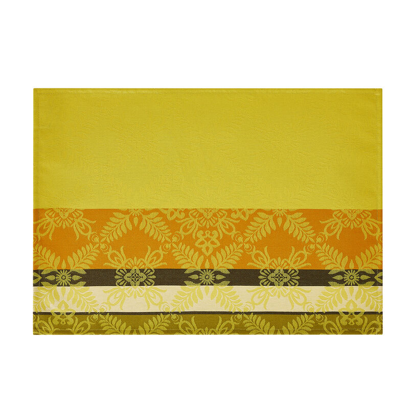 Set de table enduit Mumbai Enduit Safran 50x36 100% coton, , hi-res image number 1