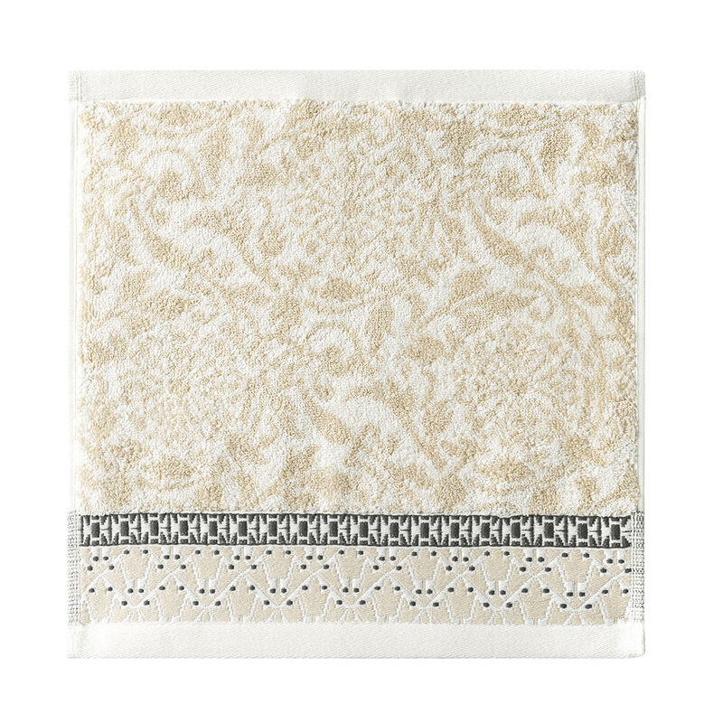 Carré visage Charme Crème 30x30 100% coton, , hi-res image number 0